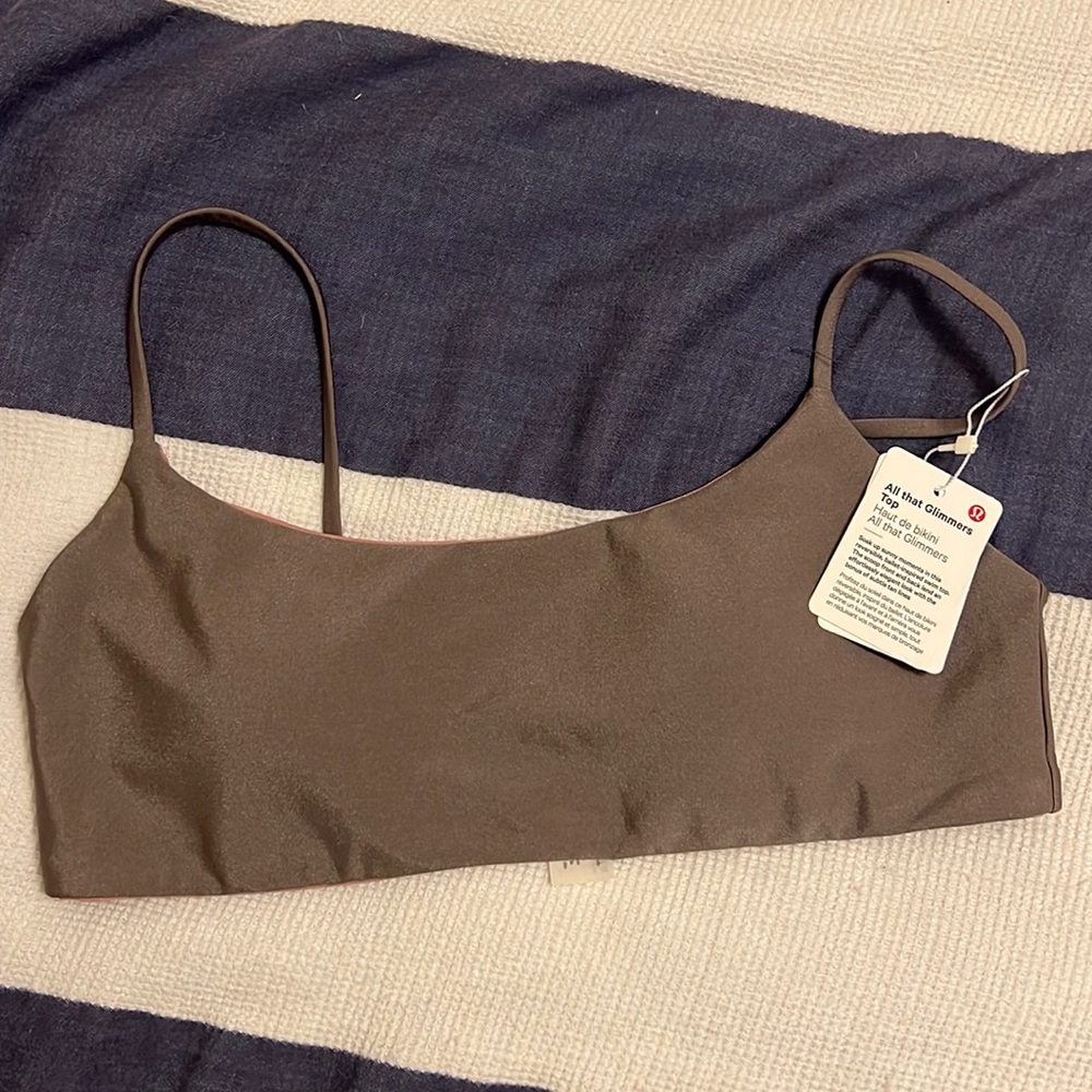 Lululemon all that glimmers bikini top